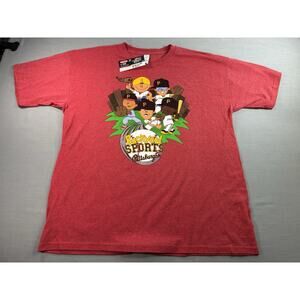 Backyard Sports Pittsburgh Pirates Tee XL NWT Y2K Cartoon MLB Baseball Shirt